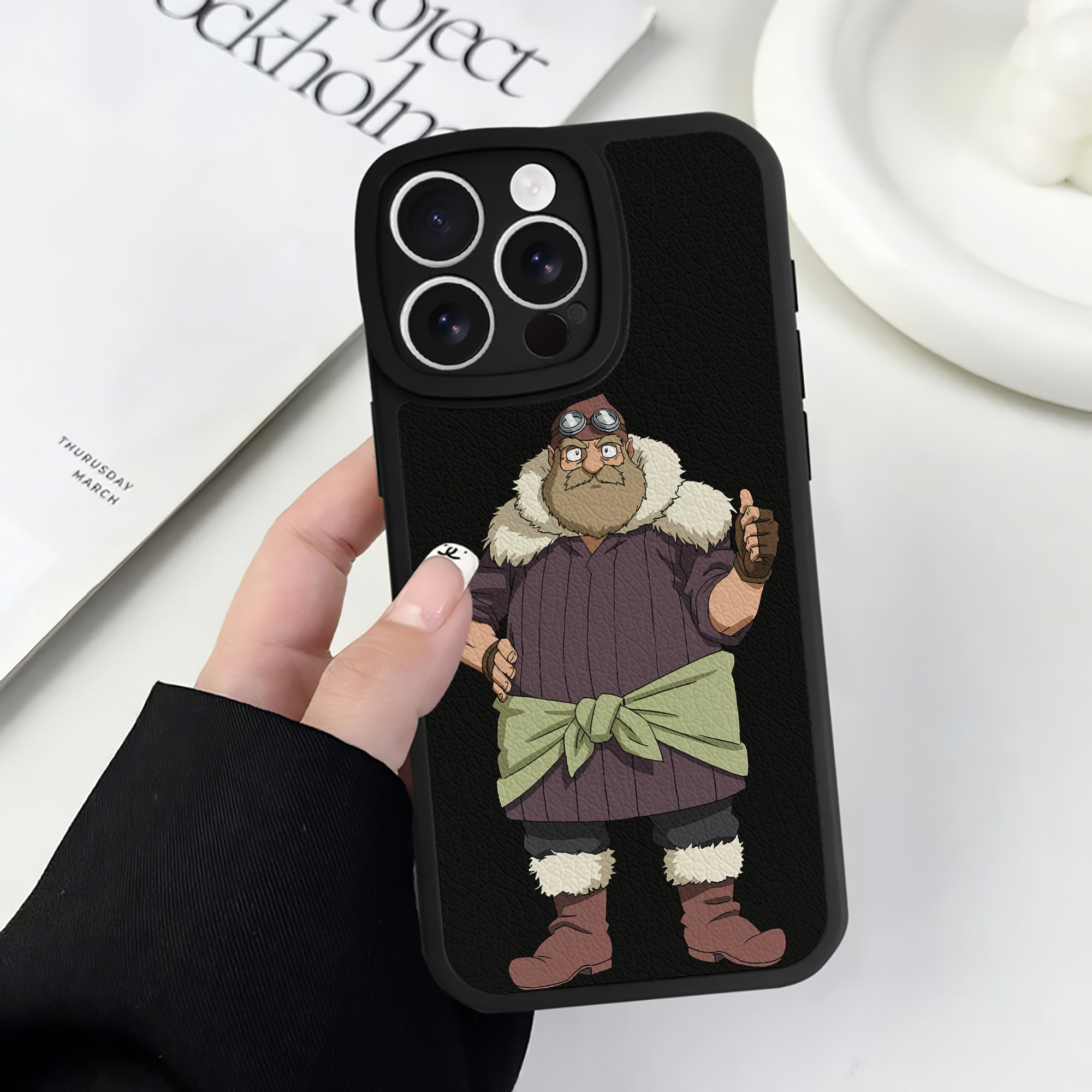 転スラ Regarding Reincarnated to Slime 【iPhone 16シリーズ対応】シリコンスマホケース（レザー調） 材質：シリコン